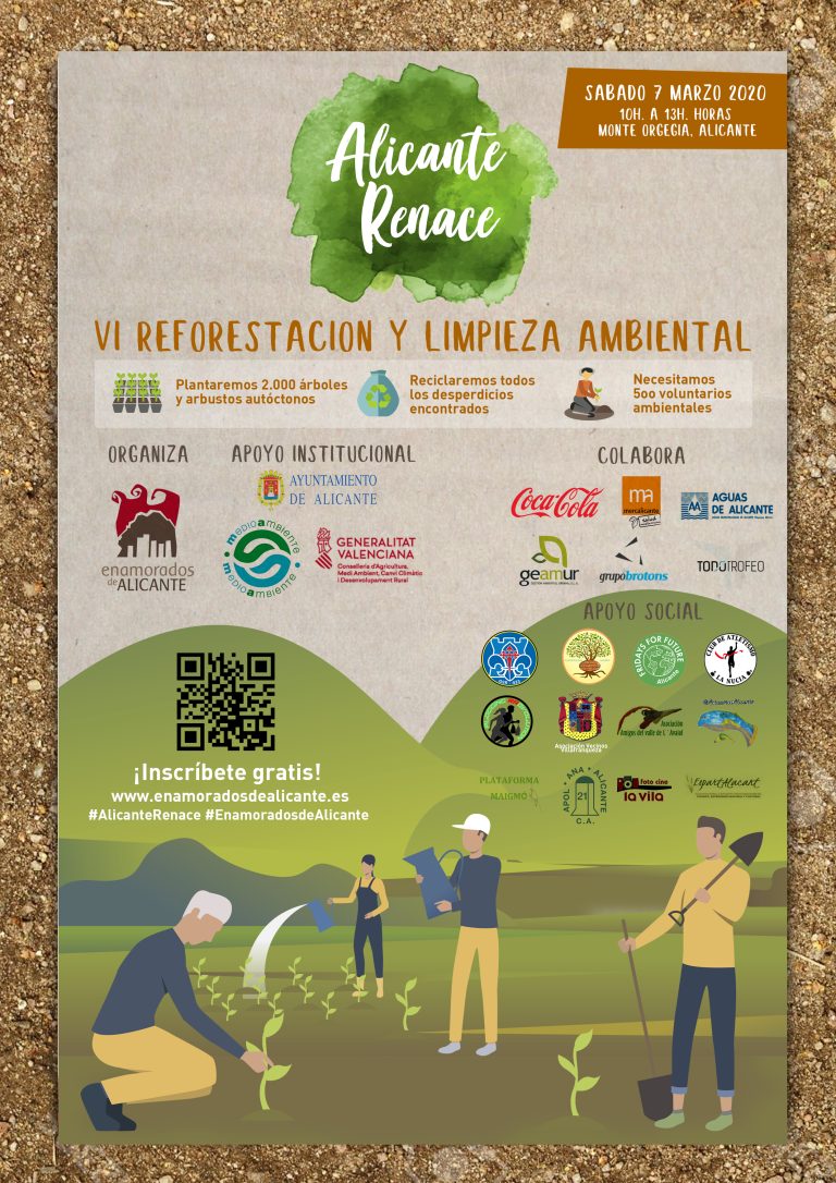 VI Reforestación de Primavera Monte Orgegia Alicante 2020