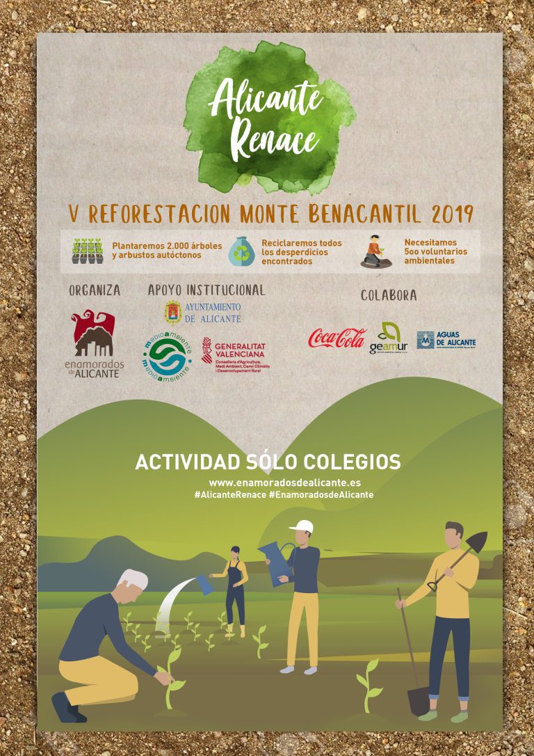 V Reforestación Monte Benacantil Alicante 2023