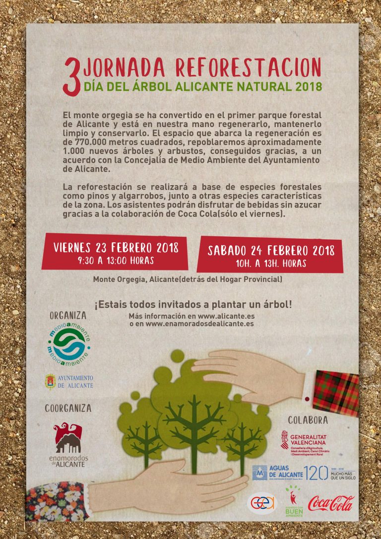 III Jornada de Reforestación Alicante Natural 2018