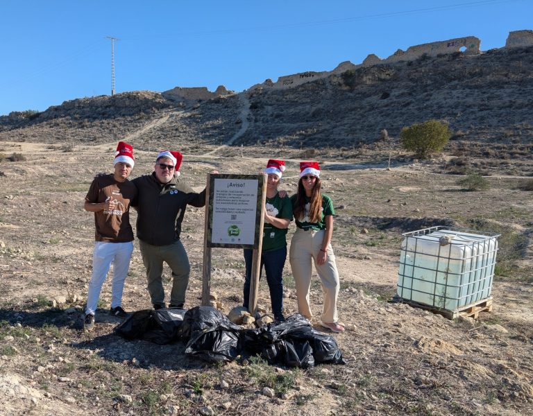 Celebramos las fiestas navideñas con un una visita de mantenimiento a El Palamo