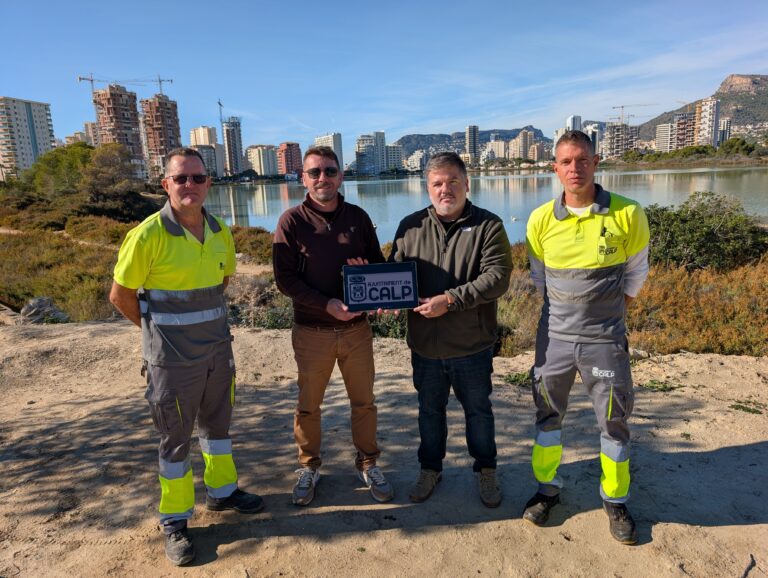 Calp se incorpora al proyecto Alicante Renace con su primer emplazamiento ecológico en Las Salinas
